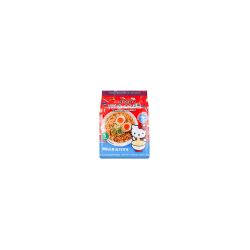 A-Sha Hello Kitty Mandarin Style Dry Noodles With Soy Sauce, 5 Pack