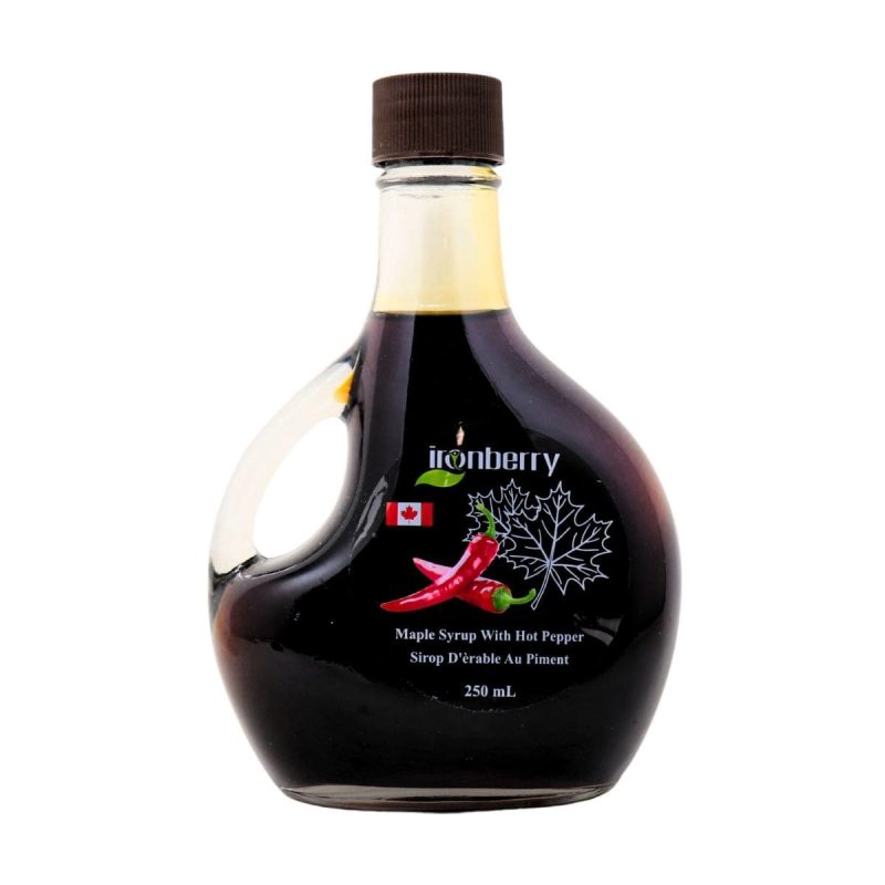 Ironberry Pure Canadian Maple Syrup With Hot Pepper, 250ml