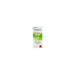 Jamieson Vitamins Chewable Iron + Vitamin B12 Tropical Mango Lime, 45 Tablets