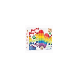 JonnyPops Organic Popsicles Rainbow Fruit Stacks, 8 pack
