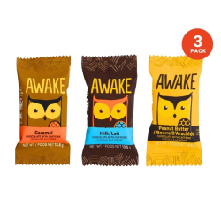Awake Chocolate Caffeinated Bites Brew-tiful Variety Pack, 3 Pack