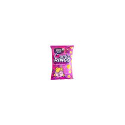 Lesser Evil Cosmic Rings Organic Air-Puffed Corn Rings Berry Blast, 85g