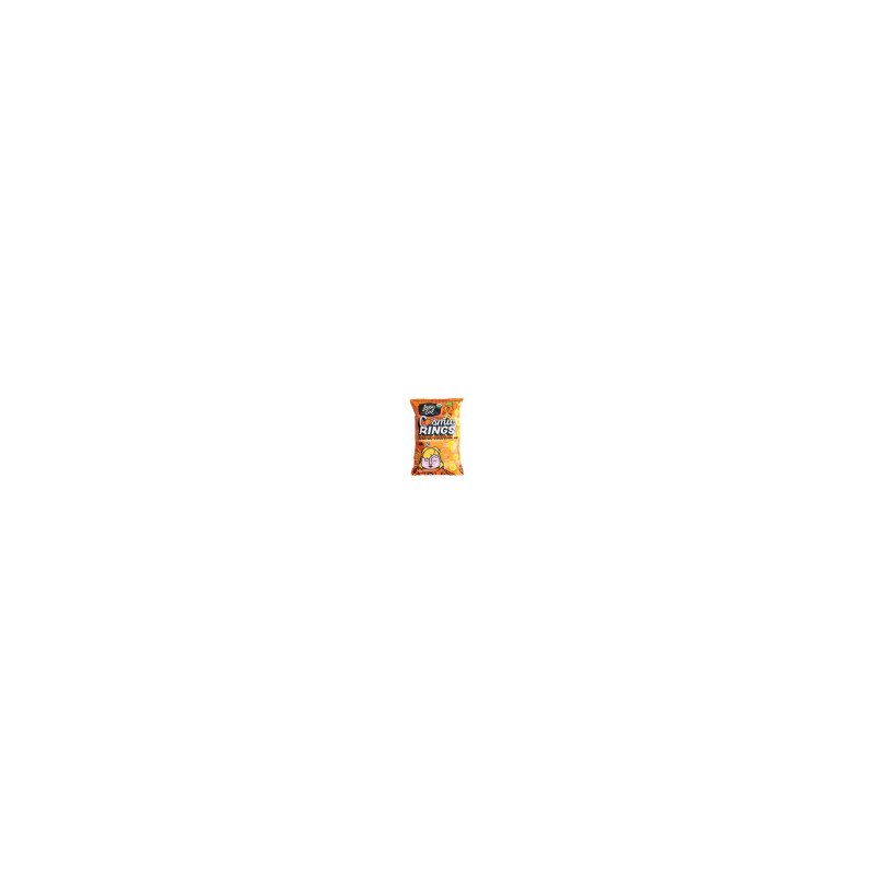 Lesser Evil Cosmic Rings Organic Air-Puffed Corn Rings Cosmic Cheddar, 85g