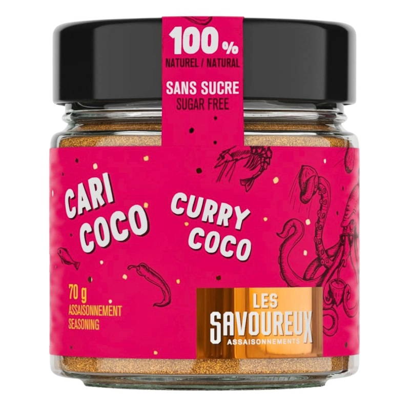 Les Savoureux Sugar-Free Seasoning Curry Coco, 70g