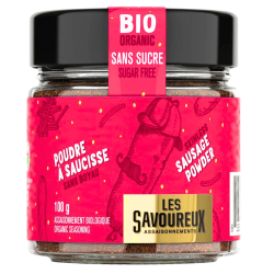 Les Savoureux Organic Sugar-Free Seasoning Sausage Powder, 100g
