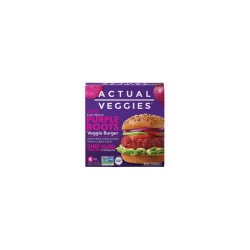Actual Veggies Purple Root Veggie Burgers, 4 patties
