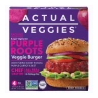 Actual Veggies Purple Root Veggie Burgers, 4 patties