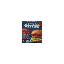 Actual Veggies Black Bean Veggie Burgers, 4 patties