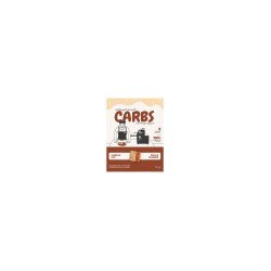 CARBS Sourdough Crackers Marble Rye, 150g
