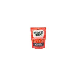 Calbee Harvest Snaps Crunchy Loops Baked Red Lentil Snacks Kick’N BBQ, 71g