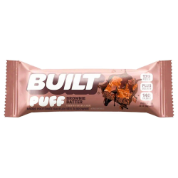 Built Bar Puffs Protein Bar Brownie Batter 6 pack, 40 g each