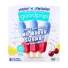 Goodpop Real Fruit Red White Blue Ice Pops Cherry n’ Lemonade, 8 Pops