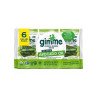 GimMe Organic Roasted Seaweed Snack Value Pack Sea Salt & Avocado Oil, 6 Packs