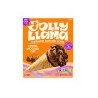 Jolly Llama Dairy-Free Gluten-Free Cone Caramel Chocolate Chip, 3 Pack