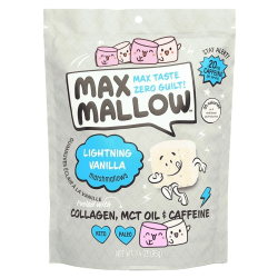 Max Sweets Sugar Free Marshmallows Max Mallow Lightning Vanilla, 96g