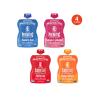 Mamma Chia Organic Chia Squeeze Variety Pack, 4 Pack