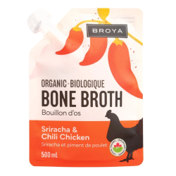 Broya Organic Chicken Bone Broth Sriracha & Chili, 500ml