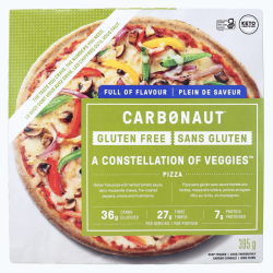 Carbonaut Gluten-Free Pizza Constellation of Veggies, 395 g