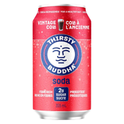 Thirsty Buddha Low-Sugar Prebiotic Soda Vintage Cola, 355ml