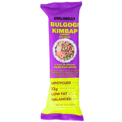 Unlimeat Vegan Bulgogi Kimbap Sushi Made From Plants, 220 g