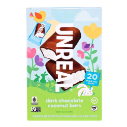 Unreal Dark Chocolate Coconut Bars, 20 Snack Packs