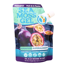 Yemaya Sea Moss Gel Pouch Passionfruit, 473ml