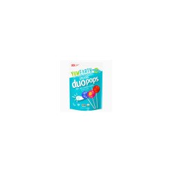  YumEarth Organic DuoPops Fruit Chew Centre Filled Lollipop, 20 Pack