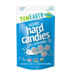 YumEarth Organic Hard Candies Peppermint, 93.6g