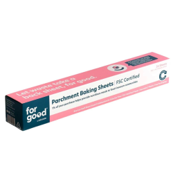 For Good By Full Circle Unbleached Pre-Cut Parchment Baking Sheets, 24 Sheets
