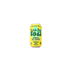 Fresh Fizz Organic Soda Sparkling Mint Lemonade, 345 ml