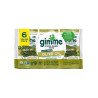 GimMe Organic Roasted Seaweed Snack Value Pack Extra Virgin Olive Oil, 6 Packs